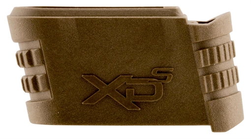 Springfield Armory Backstrap Sleeve made of Polymer with Flat Dark Earth Finish & 1 Piece Design for 9mm Luger Springfield XD-S with #1 Backstrap XDS5901FDE