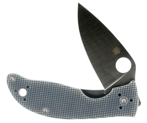 Spyderco Polestar 3.30" Folding Drop Point Plain CTS BD1 SS Blade Gray G10 Handle Includes Pocket Clip C220GPGY