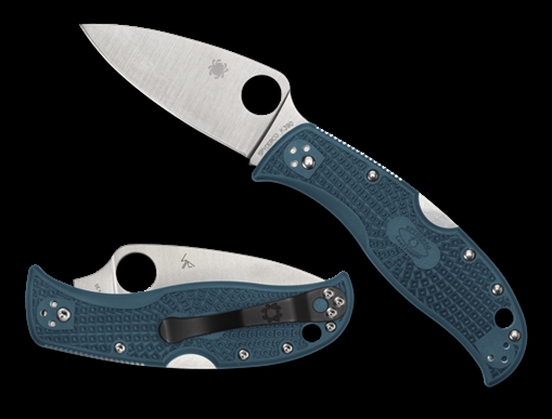 Spyderco LeafJumper Blue Lightweight K390 C262PBLK390
