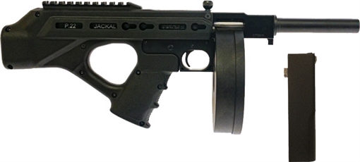 Standard Manufacturing Jackhammer Handgun .22 LR 10rd Stick & 50rd Drum Magazines 5.375" Barrel JACK HAMMER-SD