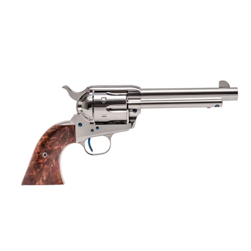 STANDARD MANUFACTURING SAR HGR 45 LC 4.75IN BBL 6RD NICKEL 2 PIECE GRIP SINGLE ACTION REVOLVER SAR4N2