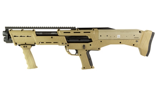 Standard Manufacturing Company DP-12, Pump Action Shotgun, 12 Gauge, 3" Chamber, 18.875" Double Barrel, Flat Dark Earth, 7+7 Rounds DP-12FDE DP12FDE GEN II