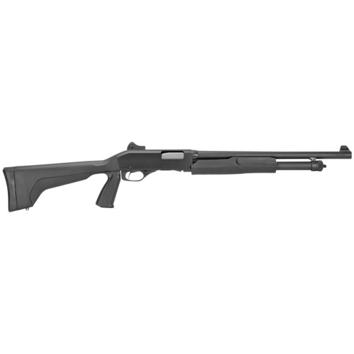 Stevens 320 Security 12 Ga, 3" Chamber 18.5" Barrel, Black, Ghost Ring Sights, 5rd