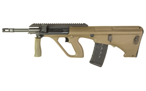 Steyr Arms AUG A3 M2, Semi-automatic Rifle, 300Blackout, 16" Barrel, Synthetic Stock, Extended Rail, Ambidextrous QD, Foldable Charging Handle, Matte Finish, Green, 30 Rounds AUGM2GRNEXT300