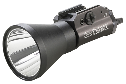 Streamlight TLR-1 Game Spotter Black Anodized Aluminum 150 Lumens Green/White Filter 350 Meters Range 69227