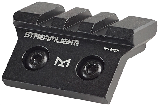 Streamlight MLOK Mount, Fits Streamlight TLR 1/2, TLR9/10, TLR RM 1/2, Matte Finish, Black 88301