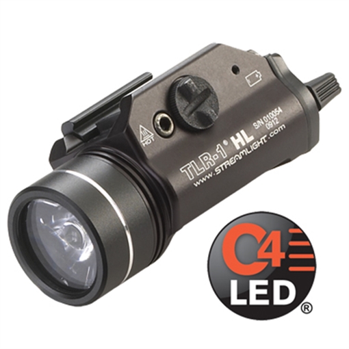 STREAMLIGHT TLR-1 HL TAC WEAPONS LIGHT 800 LUMEN 2 CR123 S EARLESS FOR GLK STY 1913 S&W BER 90TWO 69264