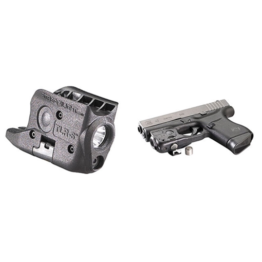 Streamlight TLR-6, Tac Light w/laser, Glock 42 and 43, Black, C4 LED 100 Lumens, Red Laser, Incl LED Laser Module, all TLR-6 body housings 69277