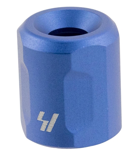 Strike Barrel Thread Protector 223 Rem/5.56x45mm NATO AR Platform Blue Anodized Aluminum 1/2"-28 tpi BCTPBLU
