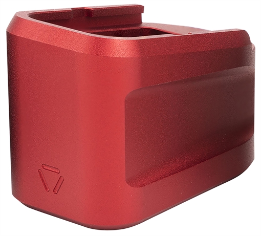 Strike Industries Extended Mag Plate Fits Glock G19 Red 6061 T-6 Aluminum EMPALG19RED