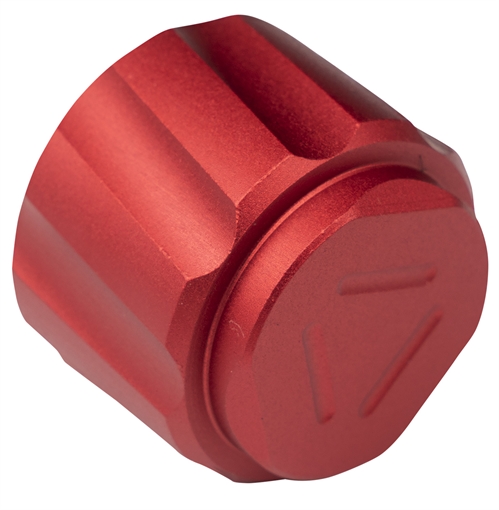 Strike Industries Magazine Follower Strike 12 Gauge Red Aluminum SGMAGFOLLOWER12RED