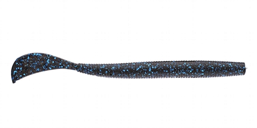 STRIKE KING LURES RAGE CUT-R-WORM 7" BLK BLUE MF 6PK RGCUT7-2