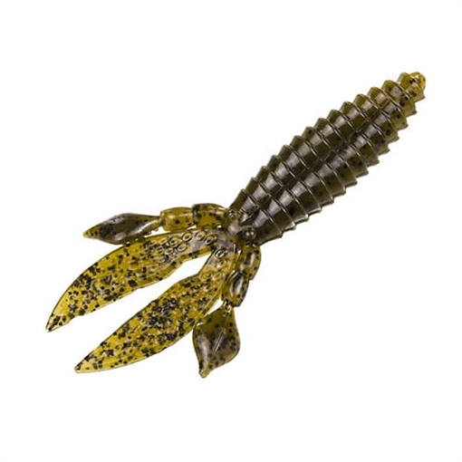 STRIKE KING LURES RODENT 4" GREEN PUMPKIN 6PK RO4-46