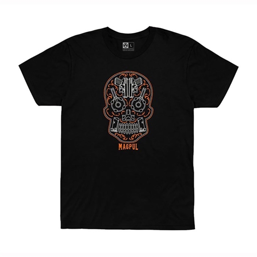 Magpul SUGAR SKULL BLEND T-SHIRT SM BLK MAG1217-001-S