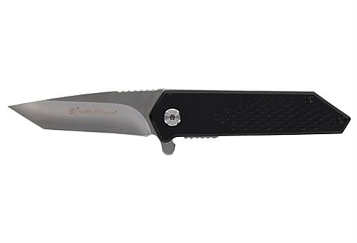 Smith & Wesson Extreme Ops Spring Assist Folding Knife 2-1/2" Tanto Blade Black 1206286 661120750383