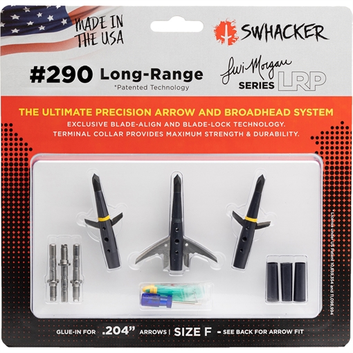 Swhacker Swhacker LRP Broadhead Kit 2 Blade .204 Size F 3 pk. SWH00290
