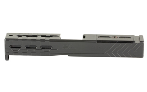 Sylvan Arms Custom Slide, Trijicon RMR Slide Cut, Fits Glock 19 GEN4, DLC Finish, Black, Includes Internals, RMR Cover/Adapter Plate, RMR Locating Pins and Plate Screws GL19G4PK