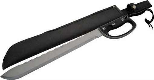 SZCO RITE EDGE 19" RUBBER GRIP MACHETE 24.75" OVERALL LENGTH 926813