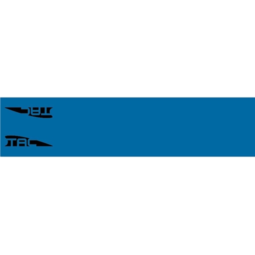 TAC Vanes TAC Vanes Arrow Wraps Blue 4.675 x 1.0 in. 13 pk. 80TAC-0135102-1140