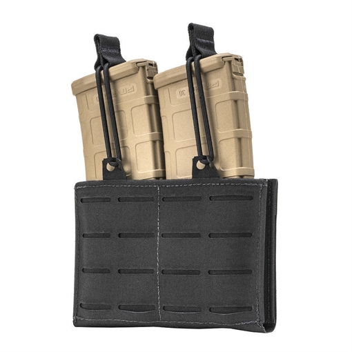 TacShield RZR Molle Double Rifle Magazine Pouch Black T3567BK