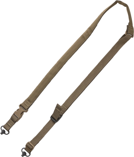 TacShield Tactical 2 Point Quick Adjust Sling Padded QD Push Button Swivel Coyote Brown T6045CY