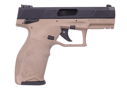 Taurus 1-TX22141G TX22 Full Size Frame 22 LR 16+1 4.10" Matte Black Threaded Barrel, Matte Black Serrated Slide, Gray Polymer Frame w/Picatinny Rail, Textured Grip 1-TX22141G 1TX22141G