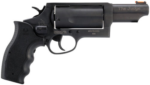 Taurus Judge Laser 45 Colt/410 Ga, 3" Chamber 3" Barrel, Matte Black Alloy Steel Frame, Viridian Laser, 5rd