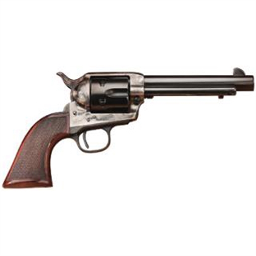 Taylors & Company 4110DE Smoke Wagon Deluxe 45 Colt (LC) 6rd 5.50" Blued Cylinder & Barrel Color Case Hardened Steel Frame Checkered Walnut Grip (Taylor Tuned) 550813DE