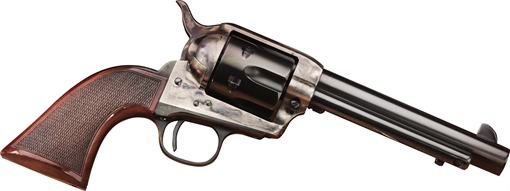 Taylors & Company Short Stroke Smoke Wagon 357 Mag 6rd 5.50" Blued Cylinder & Barrel Color Case Hardened Steel Frame Checkered Walnut Navy Size Grip (Taylor Tuned) 556205DE