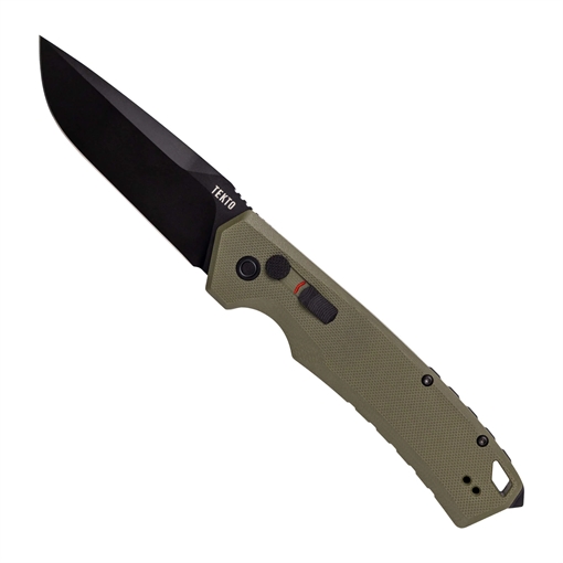 TEKTO GEAR DELTA OD GREEN G10 HANDLE BLACK ACCENTS D2 DP A3RG1ODD2BK1 A3R_G1OD_D2BK1_A1