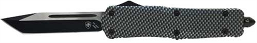 TEMPLAR KNIFE LARGE OTF CARBON FIBER 3.5" BLACK TANTO LCF231