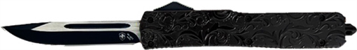 TEMPLAR KNIFE SLIM OTF MAIDEN BLACK GLOSS 3.1" BLK DROPPT MMDG331