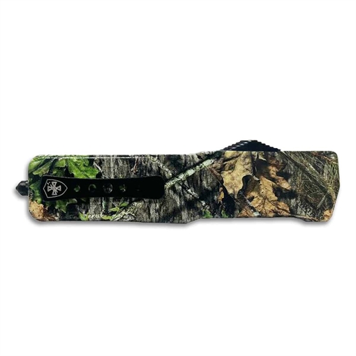 Templar Knife Premium Weighted Large Knife 3-1/2" D2 Dagger Blade Mossy Oak Obsession LZ-MOO-12-1