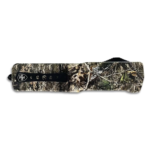Templar Knife Premium Weighted Large Knife 3-1/2" D2 Tanto Blade Mossy Oak Country DNA LZ-MOD-22-1