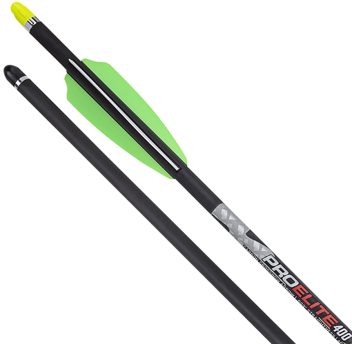 Tenpoint Pro Elite 400 Carbon 20" Alpha Nocks .003 Straightness Yellow HEA6606