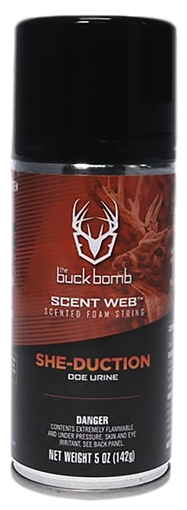 Hunters Specialties Hunters Specialties Scent Web Foam Spray She Duction Doe Urine HS-BB-SW-SHEDUC HSBBSWSHEDUC