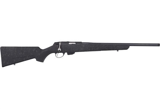 Tikka T1X Roughtech, Bolt Action, 17HMR, 20" Cold Hammer Forged Barrel, 1/2x28 Threads, Matte Finish, Black with Emerald Web, Synthetic Stock, 10 Rounds, 1 Magazine JRT1XRT309
