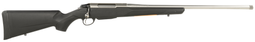 Tikka T3 Lite Stainless Synthetic 300 Winchester Magnum, 24" Barrel, Threaded 5/8X24, Stainless Finish, Black Stock, Single Stage Adjustable Trigger, 3rd, 1 Mag