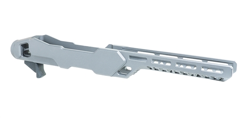 Timber Creek Outdoors Enforcer Rifle Chassis Tungsten Aluminum Fits Ruger 10/22 Compatible w/ MSR Buffer Tubes ERC1022T