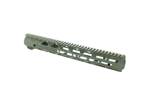 Timber Creek Outdoors Greyman Aluminum 15" M-LOK Handguard for AR-15 G15HGBL-