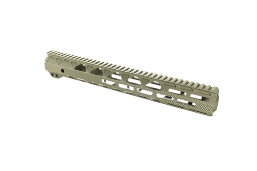 Timber Creek Outdoors Greyman Aluminum 15" M-LOK Handguard for AR-15 G15HGF