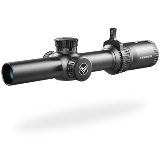 Swampfox Optics TOMAHAWK LPVO 1-4X24MM SFP ILLUM. GUERRILLA CROSS MOA BLACK ATK14241-M
