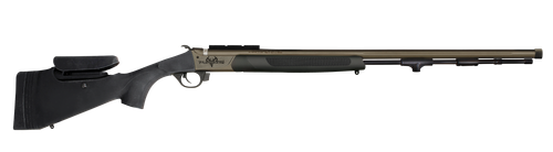 Traditions Pursuit XT Pro 50 Caliber Tungsten Cerakote 26" Fluted/Threaded VAPR Twist Barrel, Black Adj Cheek Piece & LOP Synthetic Stock