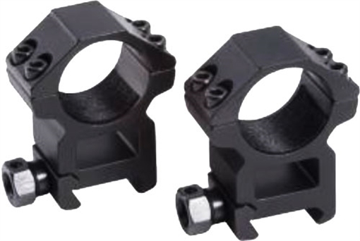 TRADITIONS RINGS TACTICAL 1" 4 SCREW EXTRA HIGH MATTE BLACK A763XH
