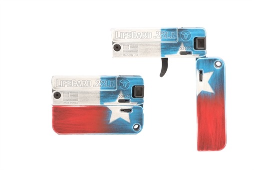 Trailblazer Firearms LIFECARD 22LR TEXAS FLAG LC1-DMWT