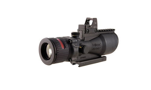 Trijicon ACOG Scope, 6x48mm, Black, Dual Illuminated Red Chevron 50 BMG Reticle
