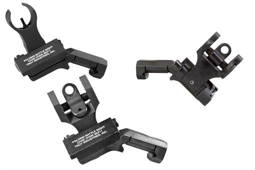 TROY Industries 45 Degree Battle Sight, Fits Picatinny, Black, HK Front Sight and Round Rear SSIG-45S-HRBT-00 SSIG45SHRBT00