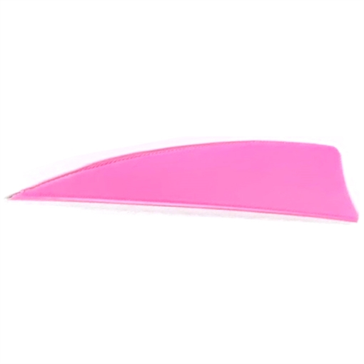 Trueflight Trueflight Shield Cut Feathers Pink 3 in. RW 100 pk. 11302