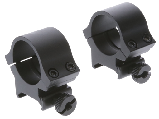 TruGlo TG Lightweight Scope Rings Matte Black 1" High TG TG8961B2