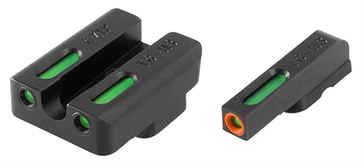 TRUGLO Brite-Site TFX Pro, Sight, Fits CZ 75 Series, Tritium/Fiber-Optic, Day/Night Sight, 24/7 Brightness, Orange Ring on Front Sight TG-TG13CZ1PC
